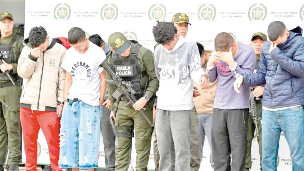 Integrantes de El Tren de Aragua