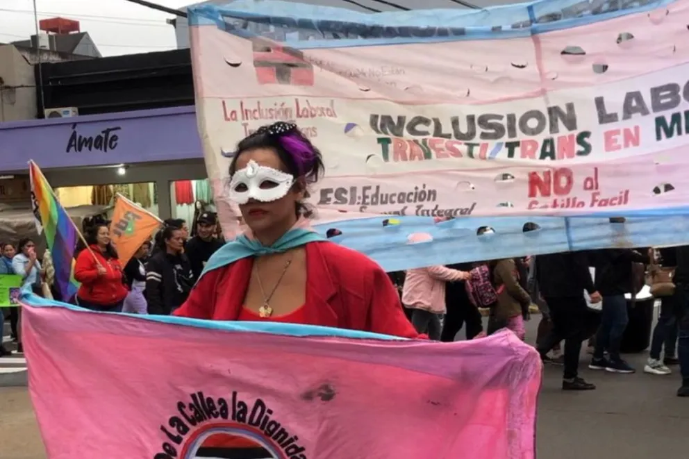 Se realizó la marcha en reclamo por los derechos LGBTIQ+ en Posadas 