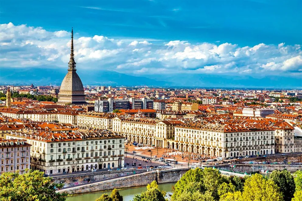 Turin, encanto histórico de la ciudad entre palacios y gastronomía