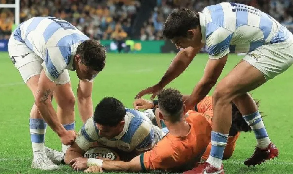 Rugby Championship: los Pumas derrotaron a Australia en la última jugada del partido