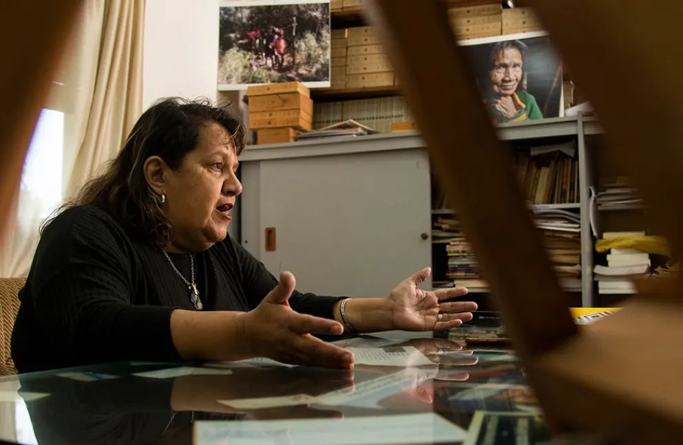 Norma Oviedo investigó y participó de un libro que compila historias de mujeres misioneras. Fotos: Marcelo Rodríguez 