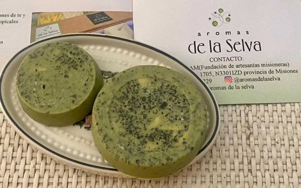 Jabones de yerba mate, especialidad artesanal con impacto social