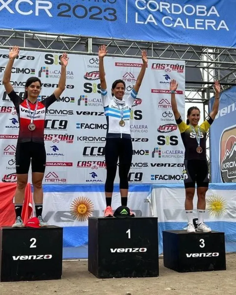Bronce para Agustina Quiros en el Campeonato Argentino de Ciclismo XCO
