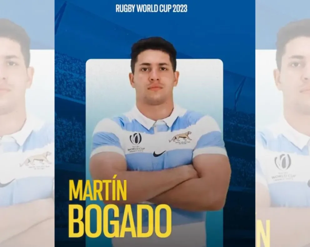 Martín Bogado estará en el banco de Los Pumas ante España
