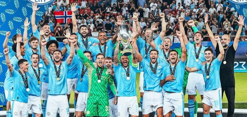 El City de Julián Álvarez se consagró campeón de la Supercopa de Europa