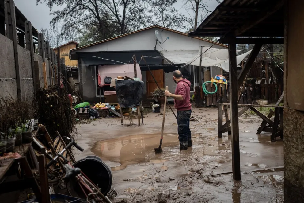 Un fuerte temporal de lluvia dejó dos muertos y más de 19.000 evacuados