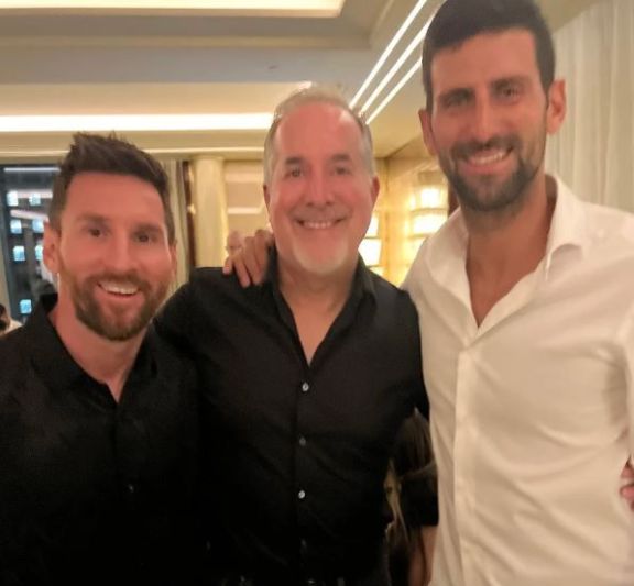 La reunión entre Lionel Messi y Novak Djokovic en Nueva York