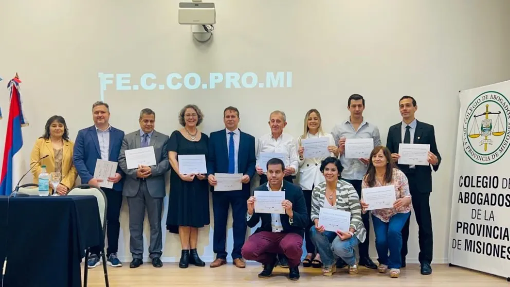 Asumieron las autoridades  de la Federación de Consejos y Colegios Profesionales de Misiones