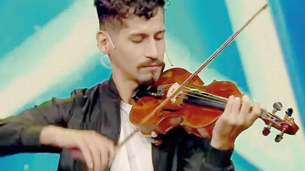 Jhonatan Verón, un violinista misionero en Got Talent