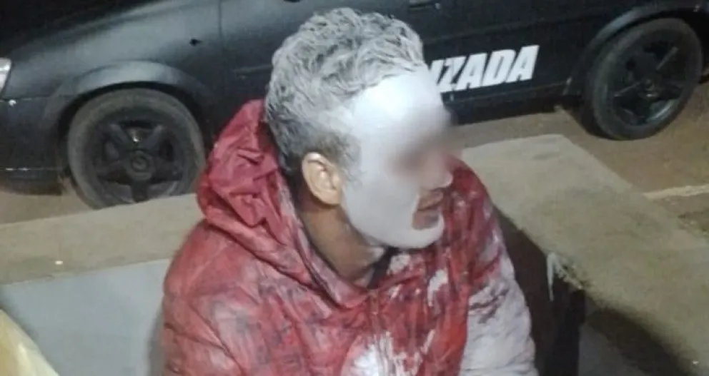 Salió a robar con la cara pintada de blanco y a las pocas cuadras fue identificado y detenido