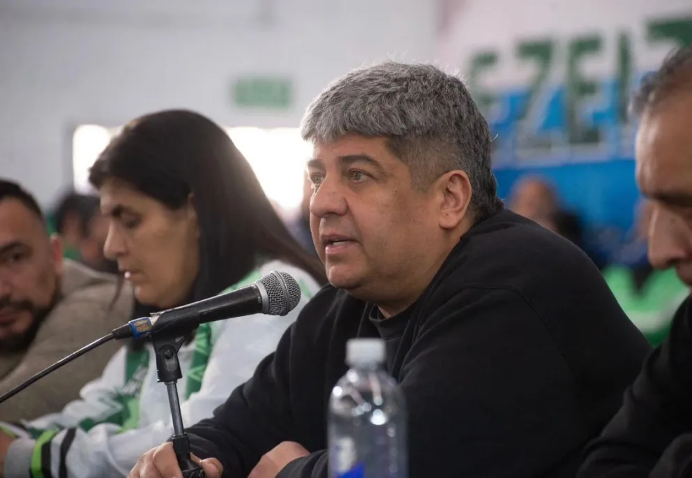 La advertencia de Pablo Moyano a la oposición: "Voy a ser el primero en estar en la calle"