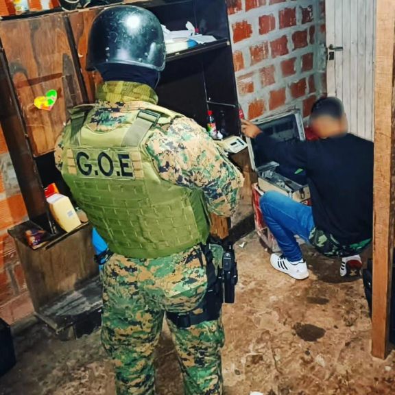 Desbarataron kiosco narco en el barrio San Onofre
