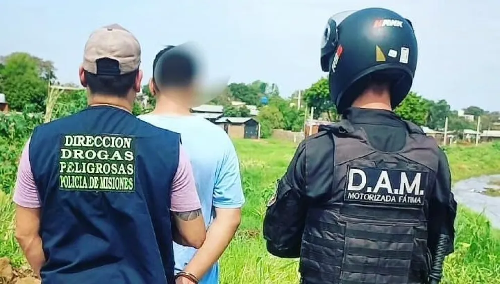 Dealer de Garupá fue detenido con droga valuada en 500 mil pesos