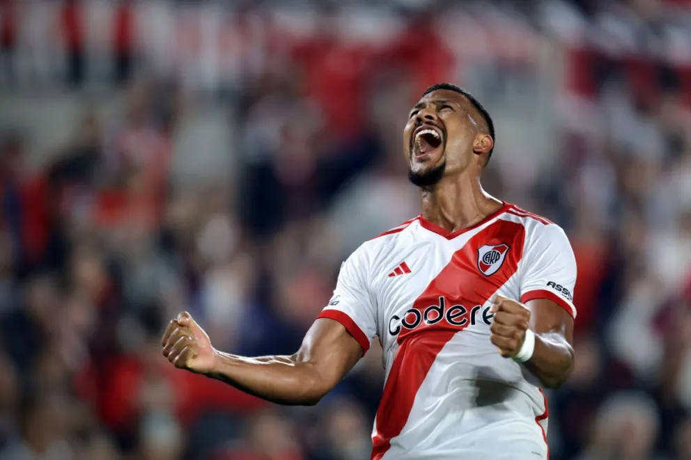River ganó en el último suspiro con un cabezazo de Rondón