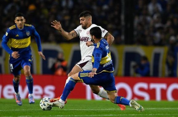 Boca empató de local con Lanús antes de jugar las semifinales de la Libertadores