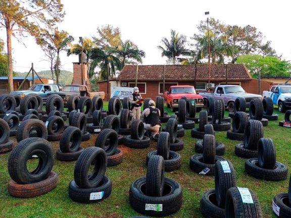 Prefectura Naval incautó una millonaria carga de neumáticos