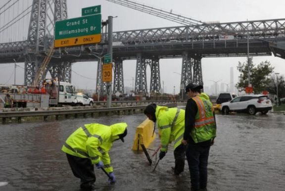 Nueva York, en emergencia por las inundaciones provocadas por las lluvias