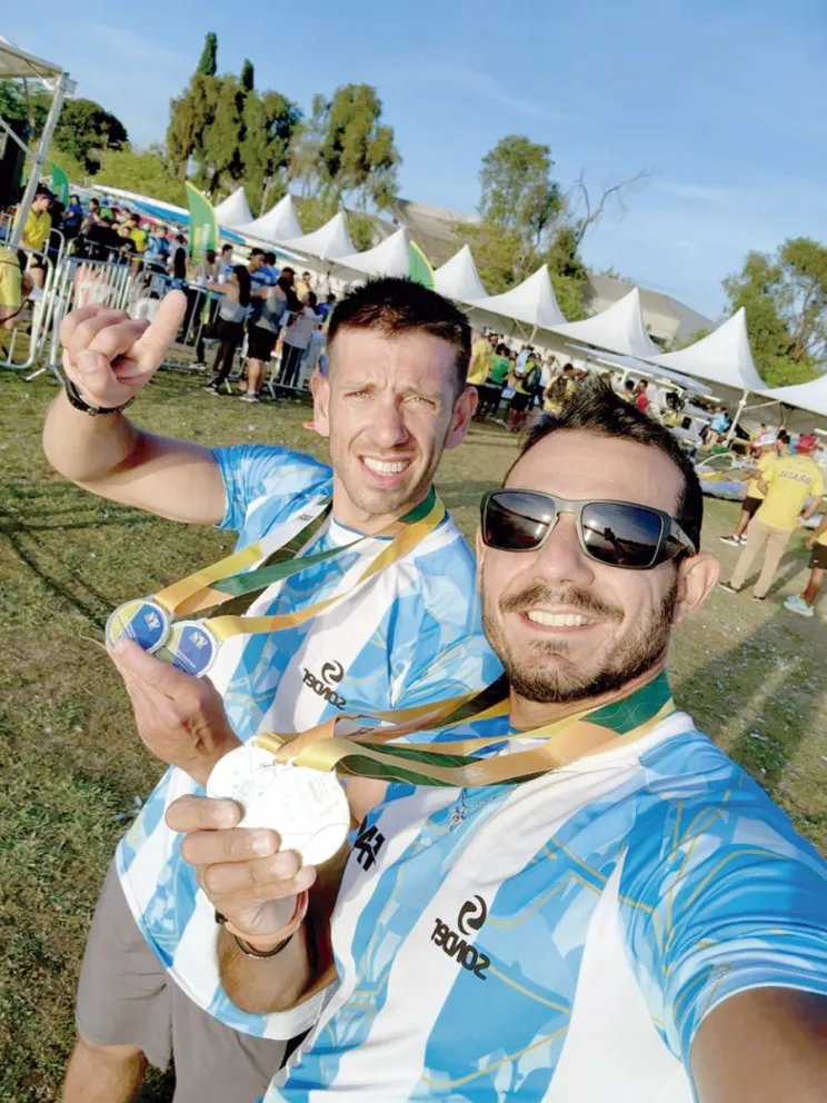 Canotaje: gran cosecha para Cardozo  y Fachinello en el Sudamericano