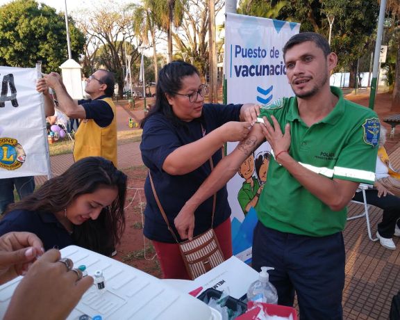 Iguazú: búsqueda activa en los barrios y cronogramas programados para completar el calendario de vacunación