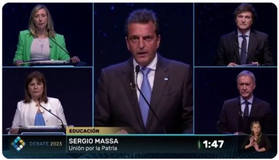 Los candidatos a presidente debaten en Santiago del Estero