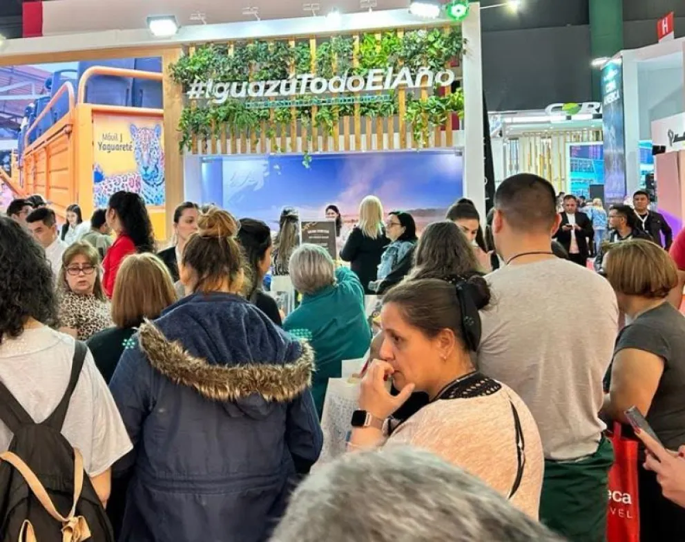 Iguazú se lució con stand propio en la Feria Internacional del Turismo