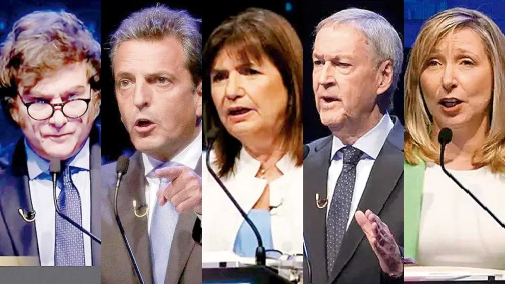 Hoy se hará el segundo debate de  los cinco candidatos a presidente 