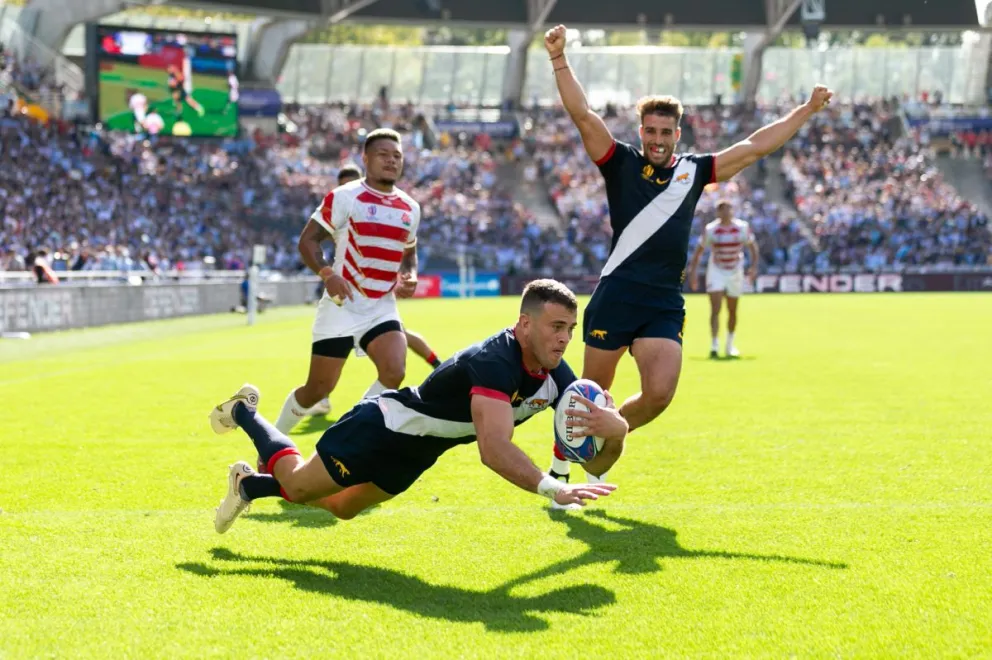Los Pumas vencieron a Japón y se clasificaron a los cuartos de final