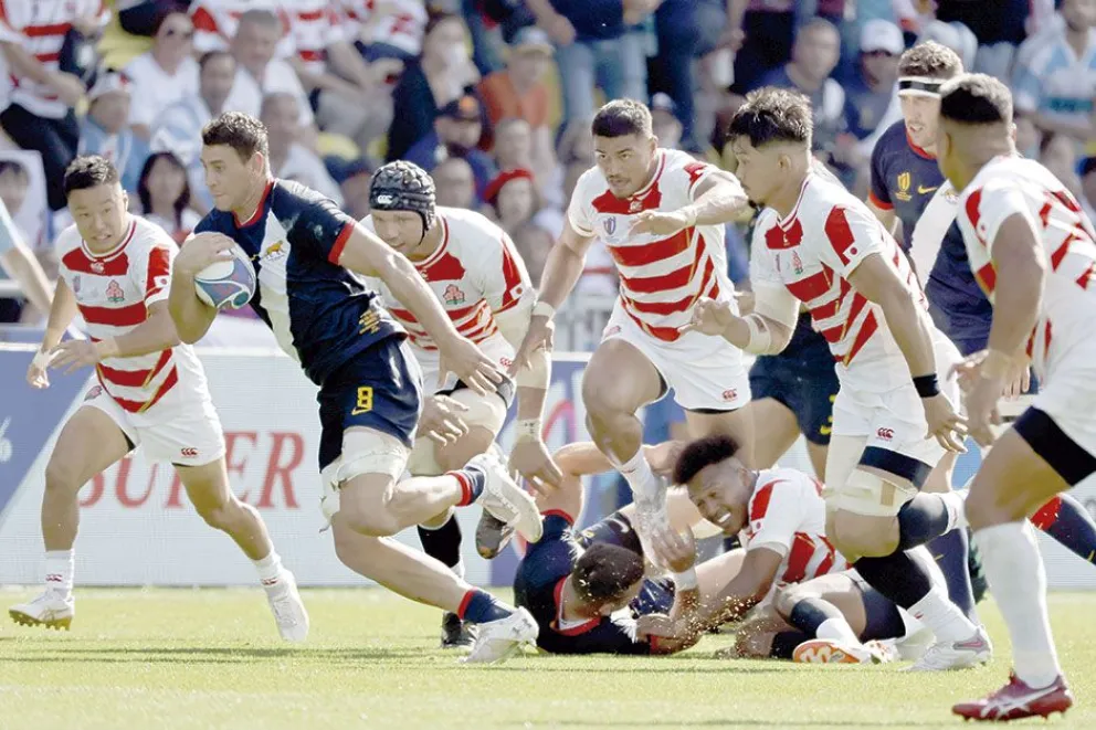 Los Pumas le ganaron a Japón y están en cuartos
