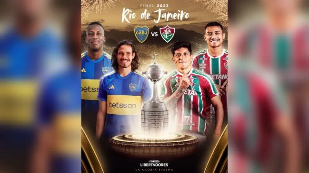Conmebol confirmó el horario para la final entre Boca y Fluminense