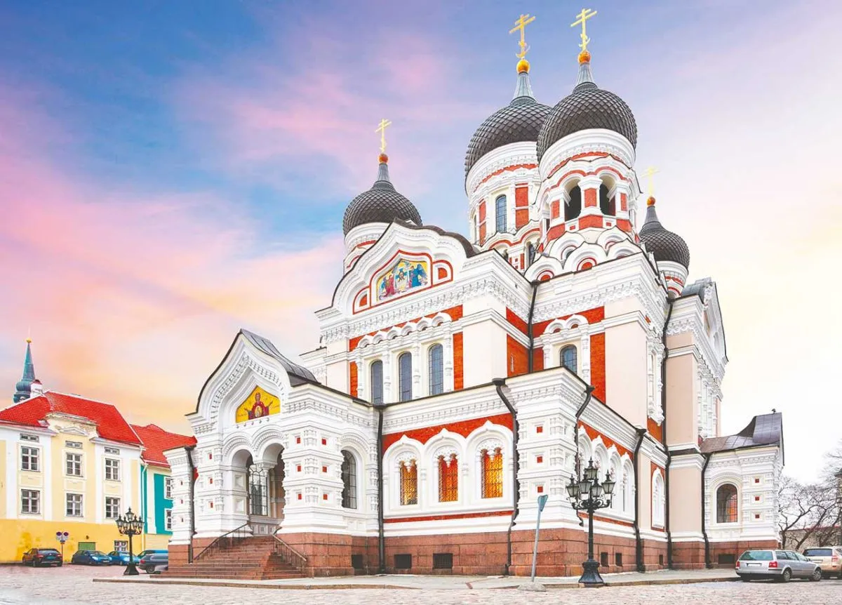 Tallin capital de la República de Estonia. Catedral de Alejandro Nevsky