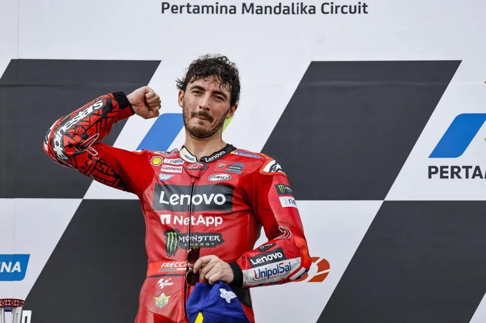 Bagnaia recupera su liderazgo en el MotoGP tras ganar en Indonesia