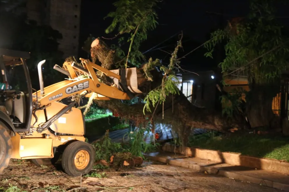 El municipio trabaja en la atención frente a los daños producidos por la tormenta