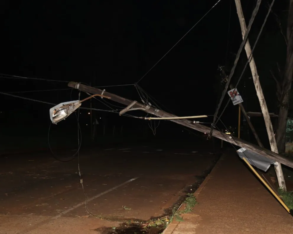 Cerca de 50 familias damnificadas por el temporal en Campo Grande