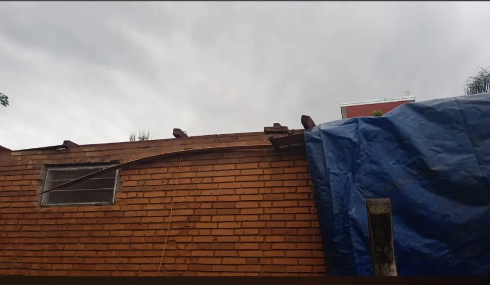 Dos casas y un taller sufrireron daños materiales en Ruiz de Montoya