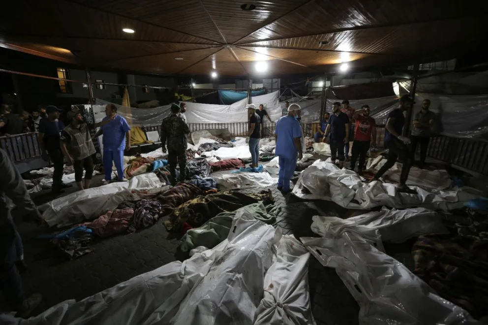 Al menos 200 muertos por bombardeo a hospital en Franja de Gaza