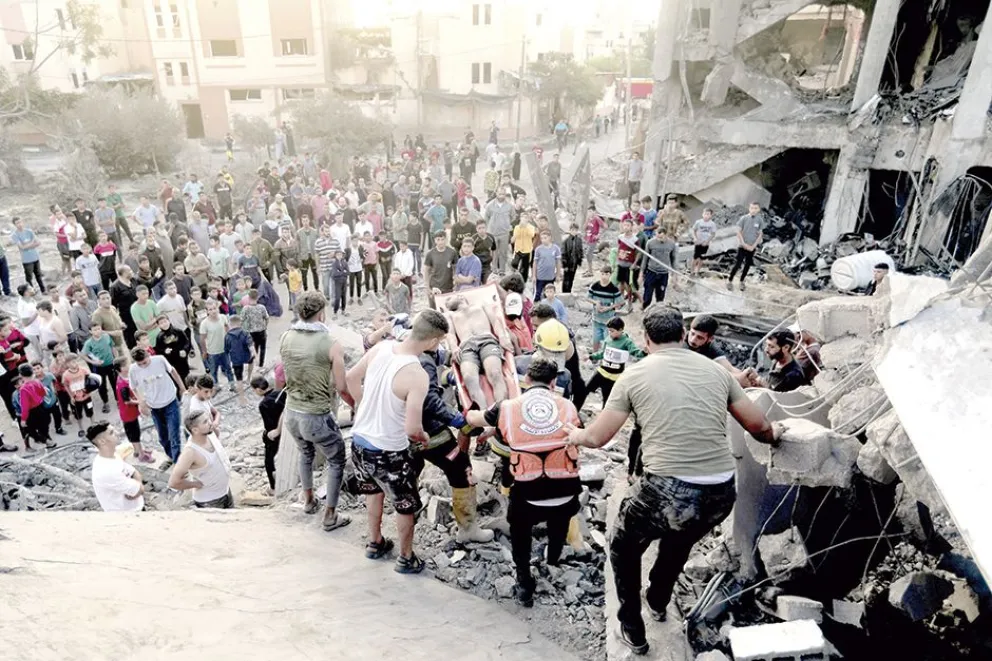 Más de 500 muertos en un supuesto  bombardeo israelí a un hospital 