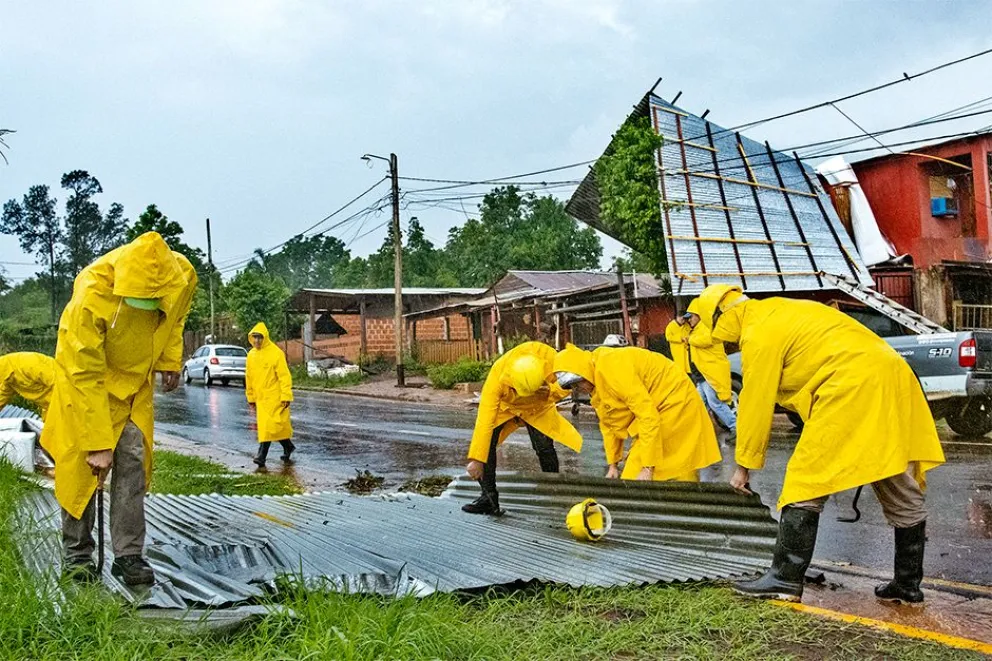 Reparaciones y asistencia para damnificados por el temporal