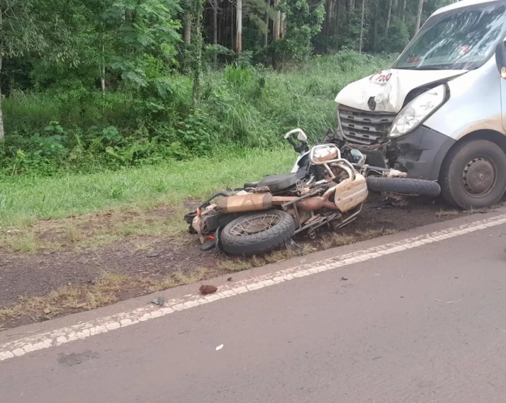 Motociclista murió a causa de una colisión sobre ruta 12