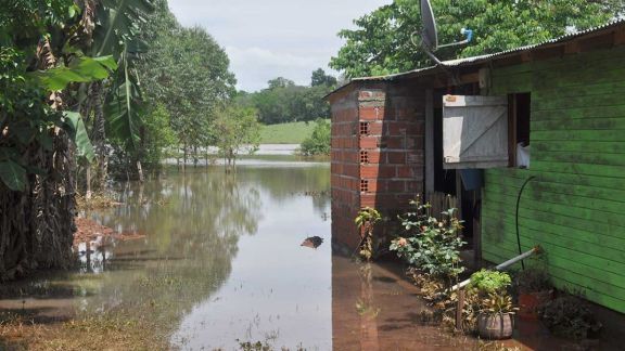 Panambí: casas inundadas, campings destruidos y la frontera inhabilitada
