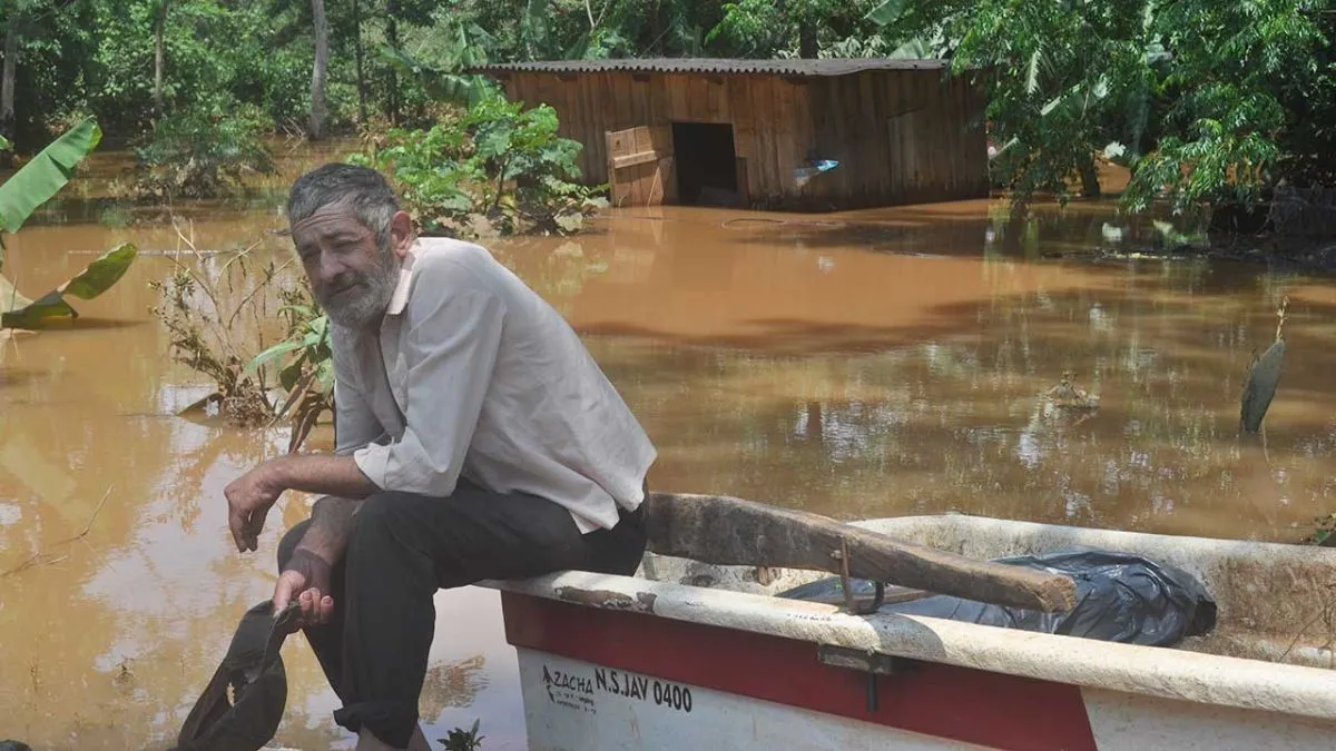 Panambí. Caos que dejó el temporal
