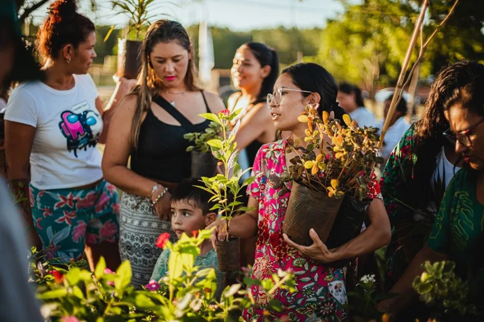 Acercan plantines de especies autóctonas a distintos barrios