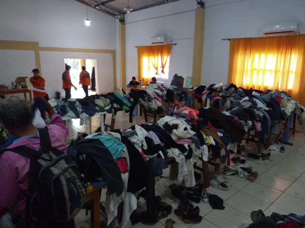El Soberbio: más de 127 familias evacuadas ya regresaron a sus hogares.