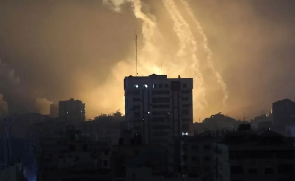Israel bombardeó 150 "objetivos subterráneos" en la Franja de Gaza