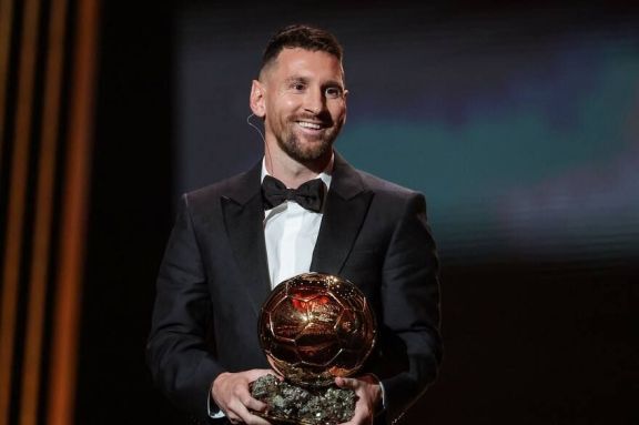 Messi ganó el Balón de Oro por octava vez en su carrera