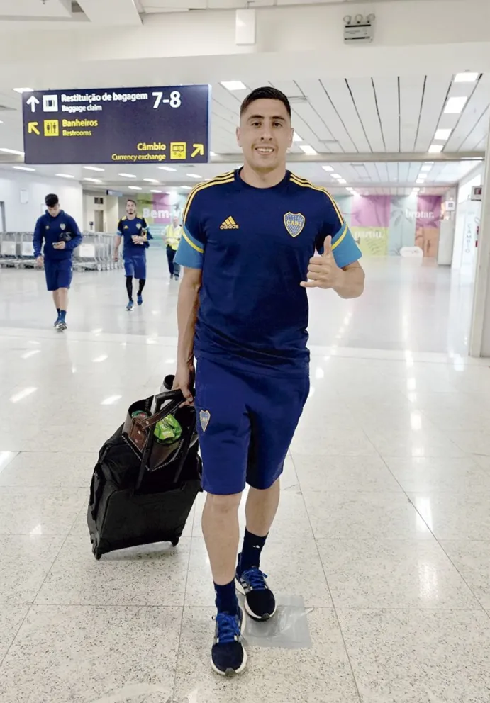 Sin Zeballos, Boca desembarcó en Río