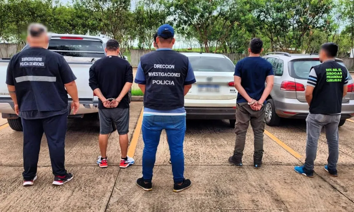 Atraparon en Candelaria a piratas del asfalto que eran buscados en Buenos Aires 