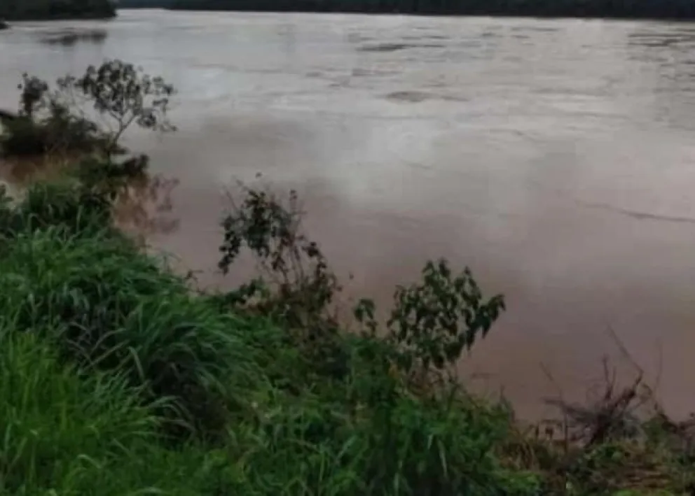 El Soberbio en alerta ante una nueva crecida del río Uruguay