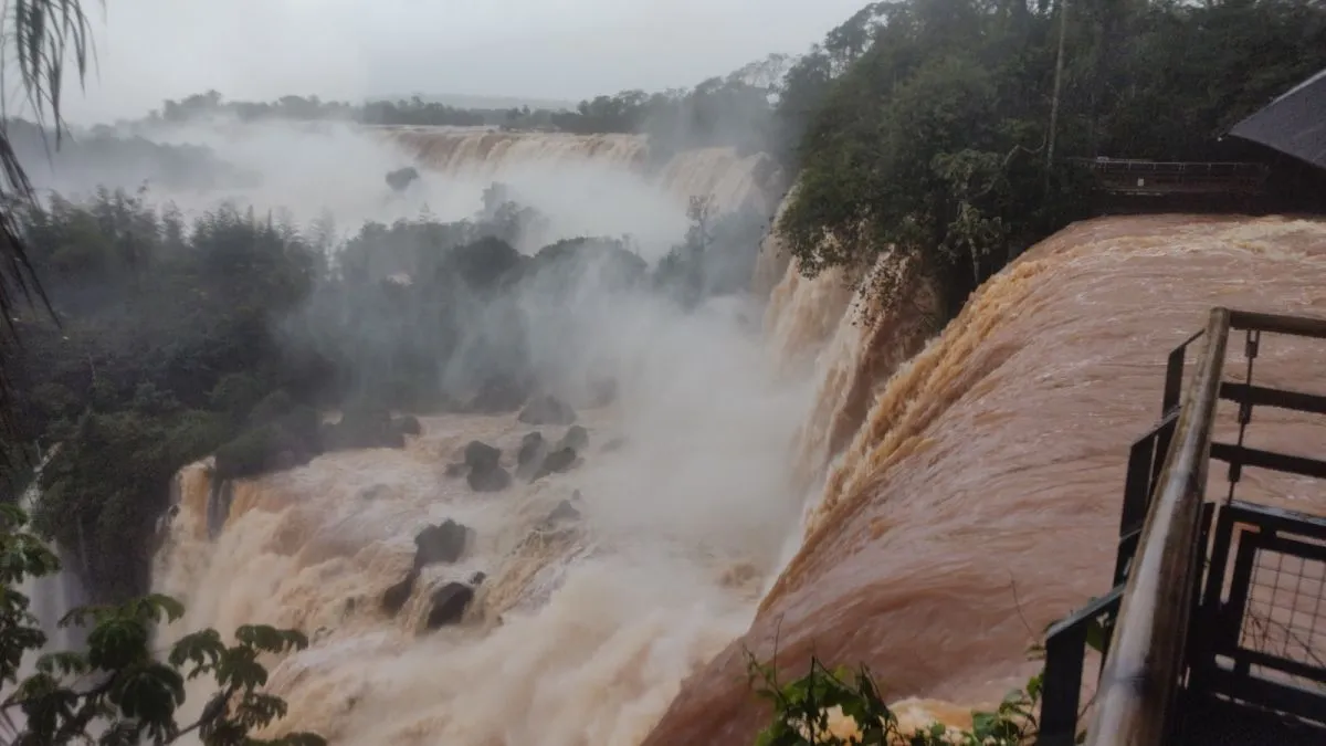 La crecida no da tregua cerrarán nuevamente el Parque Nacional Iguazú