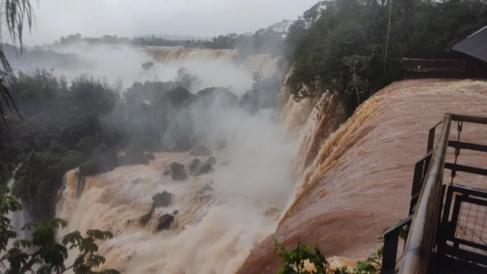 La crecida no da tregua y cerrarán nuevamente el Parque Nacional Iguazú