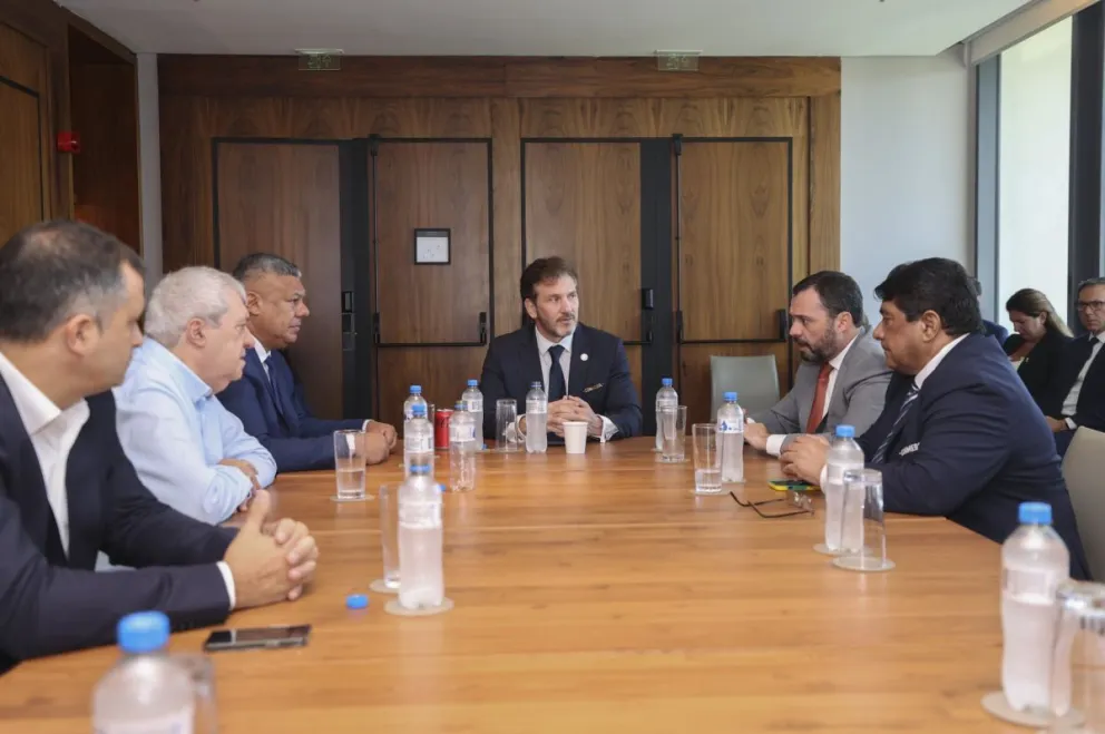Ameal tras la reunión con Conmebol y Fluminense: "Esto no es una guerra"